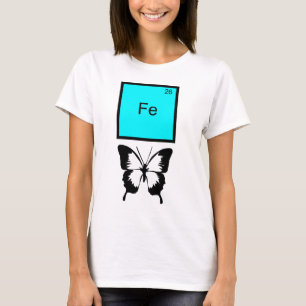 Camiseta de Pun do Elemento Borboleta de Ferro
