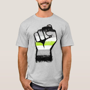 Camiseta de Punho do Orgulho de Agender