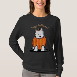 Camiseta de Punkin Westie Ladies Dark LS