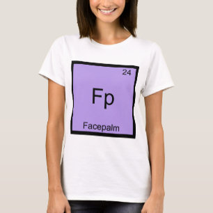Camiseta de Química de Elemento Engraçado do Facep