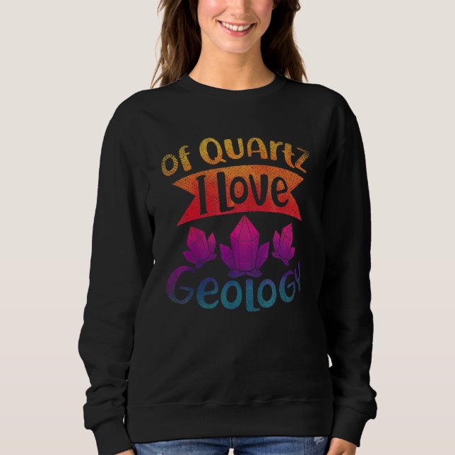 Camiseta De Quz I Love Geology Rock Collector Geologista (Frente)