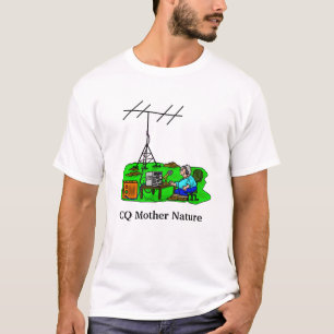 Camiseta de rádio da Mãe Natureza no Exterior do