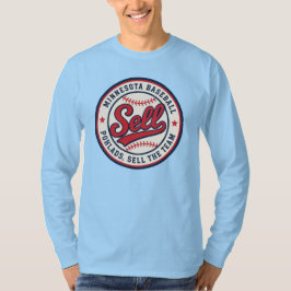 Camiseta de Rallye de Fã de Beisebol Retro de Minn