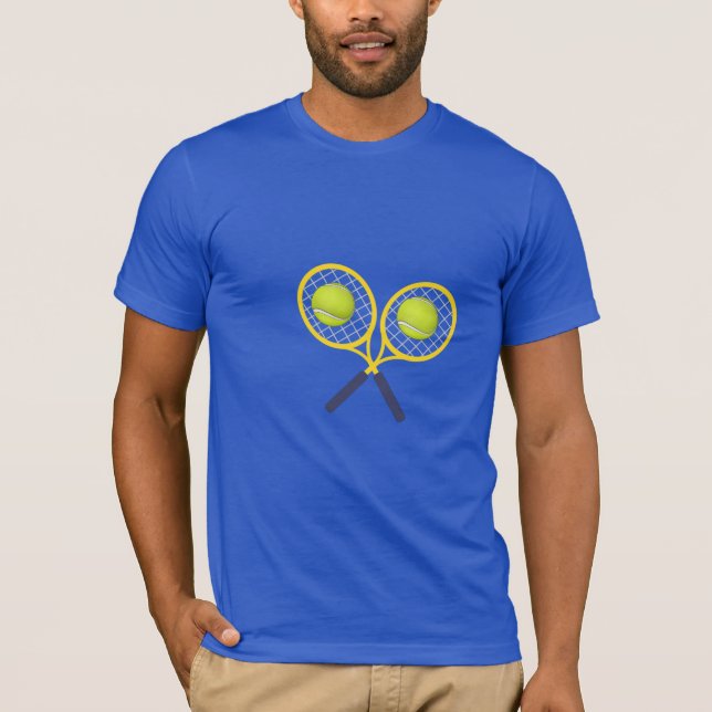 Camiseta de Raquete de Ténis "Pronta para o Campo" (Frente)