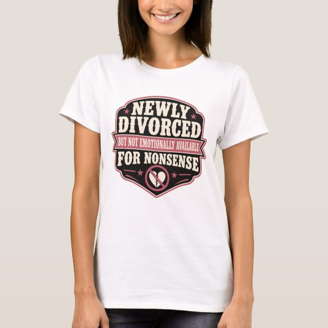 Camiseta de Recém-Divorciada (Frente)