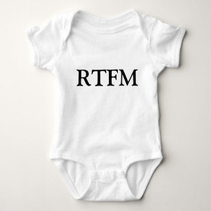 Camiseta de Recém-Nascido Divertida Leia o *******