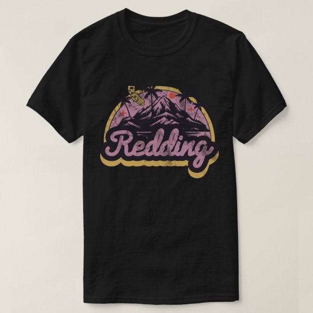 Camiseta de Redding, Califórnia (Frente do Design)