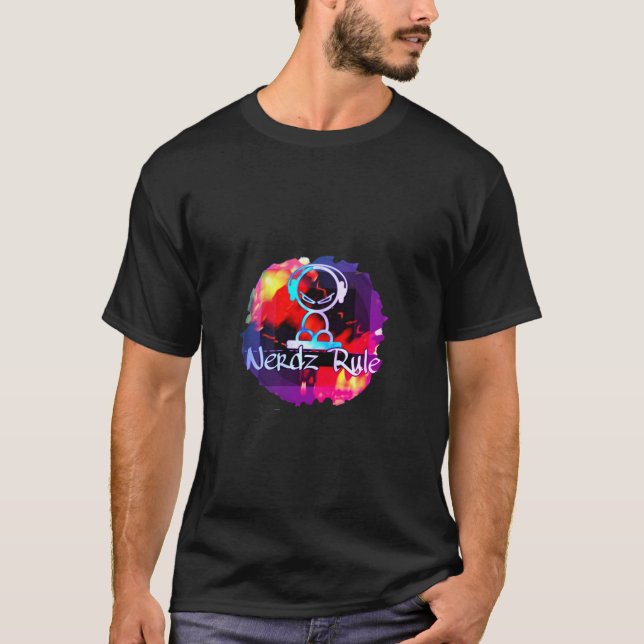 Camiseta de Regra Nerdz Masculina (Frente)