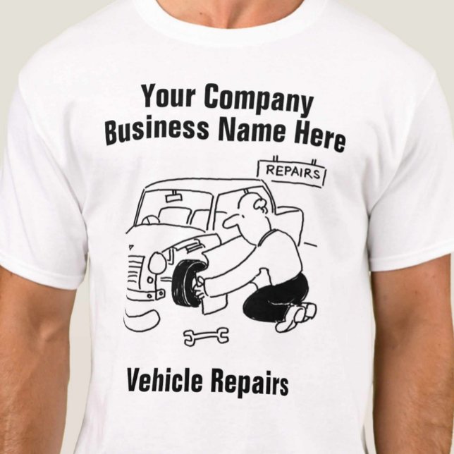 Camiseta de Reparos de Carros ou Veículos em Ofici (Criador carregado)