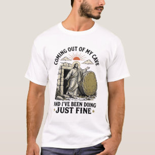 Camiseta de Ressurreição Cristã Saindo da Minha Ca