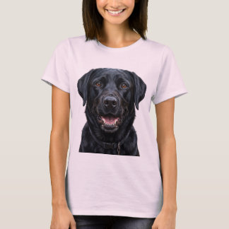 Camiseta de retrato de cão Labrador Retriever pret
