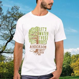 Camiseta de Reunião de Família com Árvore Genealóg