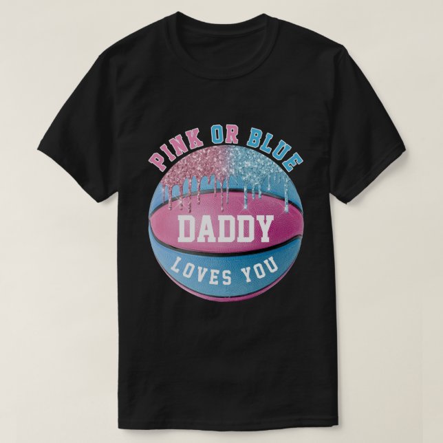 Camiseta de Revelação de Gênero de Basquete do Pap (Frente do Design)
