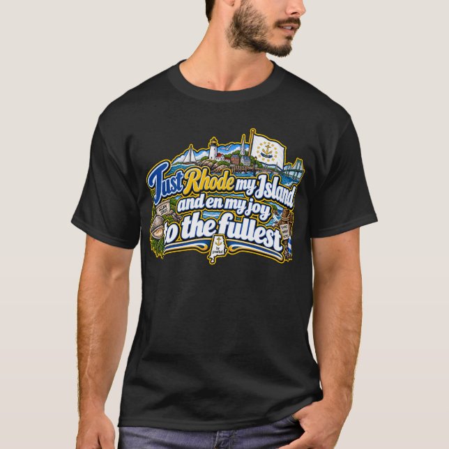 camiseta de Rhode Island (Frente)
