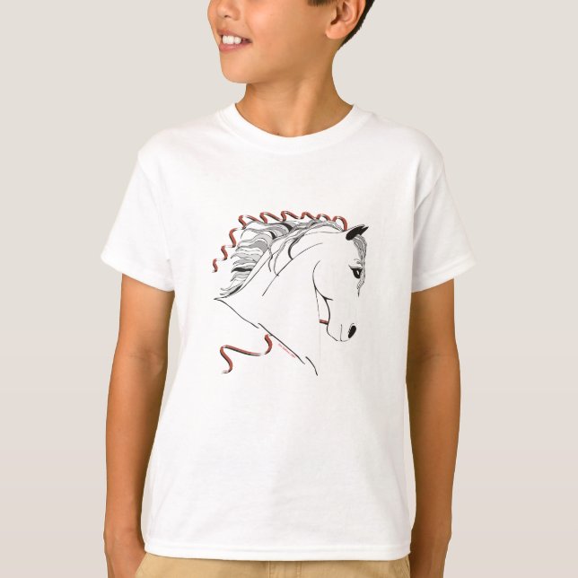 Camiseta de Ringer Louco de Cavalo (Frente)