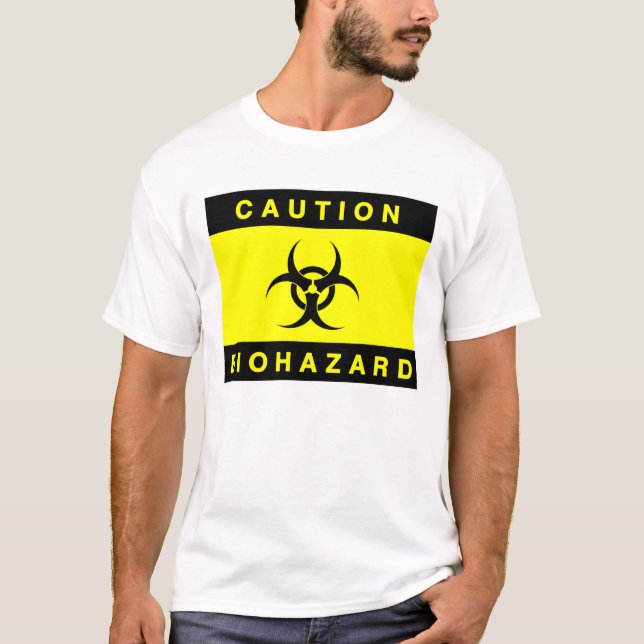 Camiseta de risco biológico (Frente)