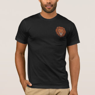 Camiseta de rosto de leão