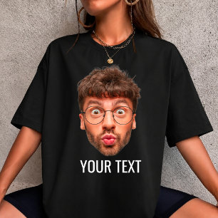 Camiseta de Rosto Personalizado Camiseta com Fot
