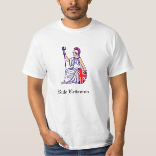 CAMISETA DE S DOS HOMENS DA REGRA BRITANNIA '