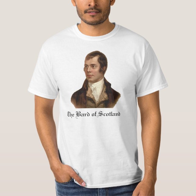 CAMISETA DE S DOS HOMENS DE ROBERT BURNS ' (Frente)