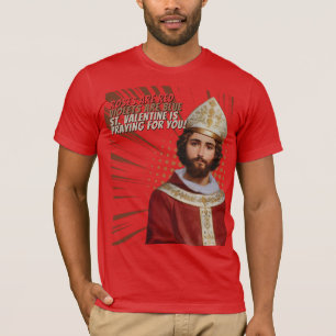 Camiseta de S. Valentim – Mostre o Amor Enraizado