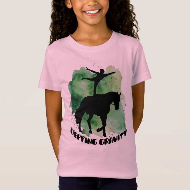 Camiseta de Saltadores Equestres Desafiando a Grav (Frente)