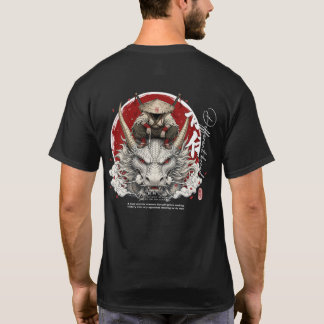 Camiseta de Samurai Guerreiro Cavaleiro de Dragão 