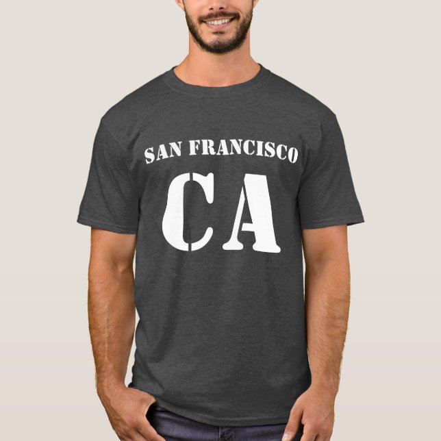 Camiseta de San Francisco Califórnia (Frente)