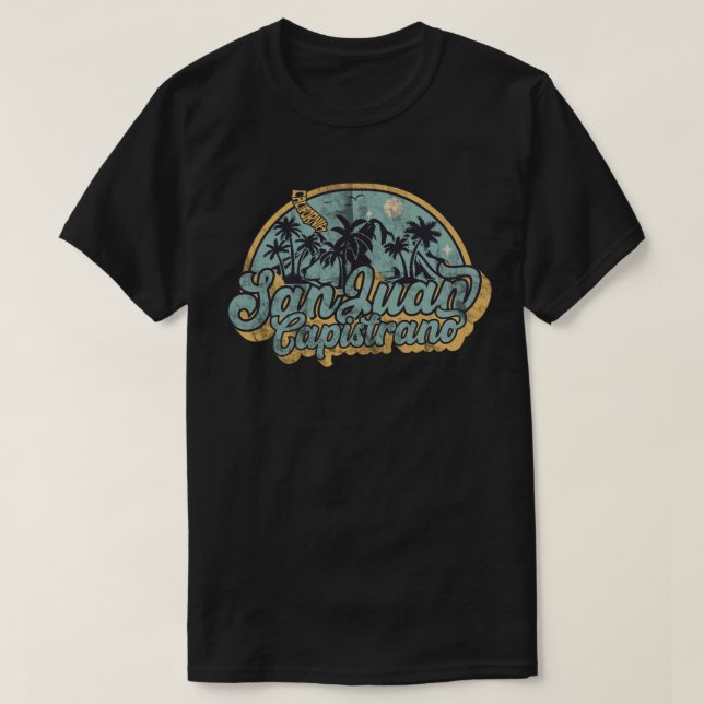 Camiseta de San Juan Capistrano, Califórnia (Frente do Design)