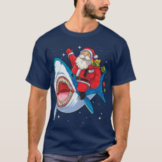 Camiseta de Santa Claus Presentes de Natal Espaço