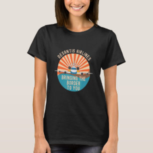 Camiseta De Santis Airlines Engraçado Meme Político De Sant