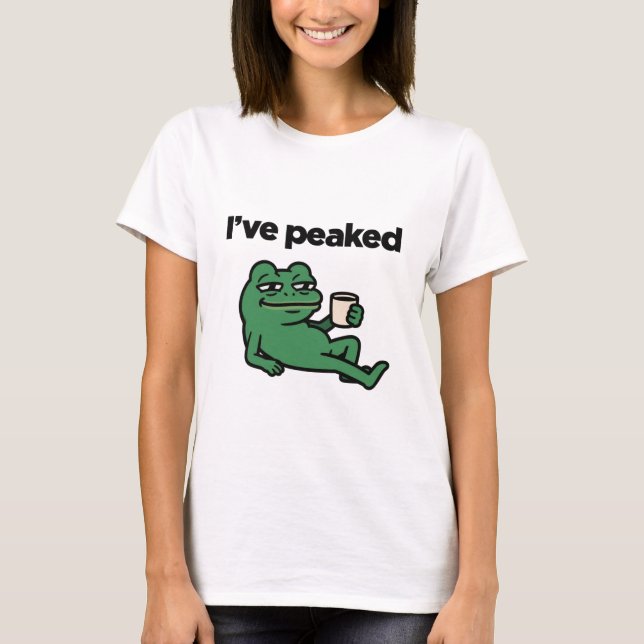 Camiseta de sapo fofo (Frente)