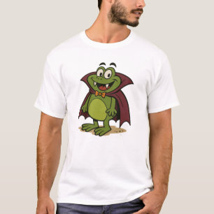 Camiseta de Sapo Vampiro de Desenho Animado