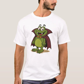 Camiseta de Sapo Vampiro de Desenho Animado