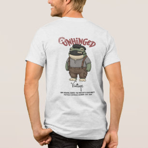 Camiseta de Sapo Vintage Desencadear Roupa de Rua
