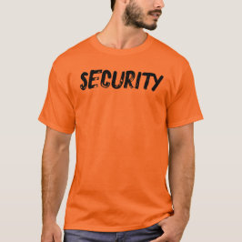 Camiseta de SEGURANÇA (frente E verso)