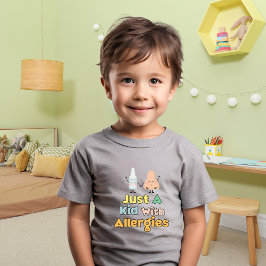 Camiseta de Sensibilização para a Alergia Bonita e