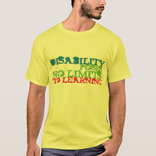Camiseta de Sensibilização para Deficiência (Frente)