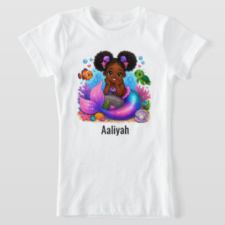 Camiseta de Sereia Adorável para Crianças