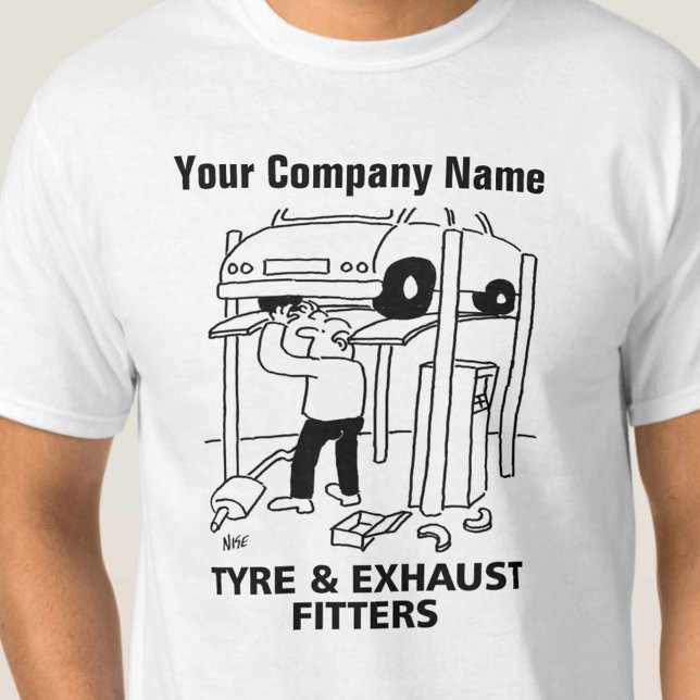 Camiseta de Serviços de Garage de Ajustadores de P (Criador carregado)