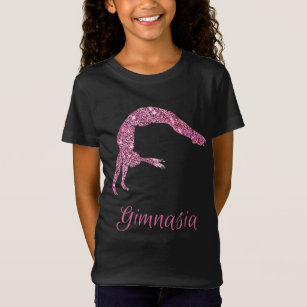 Camiseta de Shimmer Rosa Gimnasia (Espanhola)