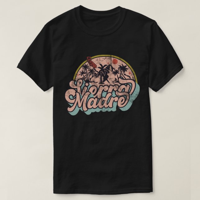 Camiseta de Sierra Madre, Califórnia (Frente do Design)
