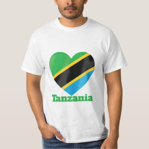 Camiseta de Sinalizador Cardíaco da Tanzânia