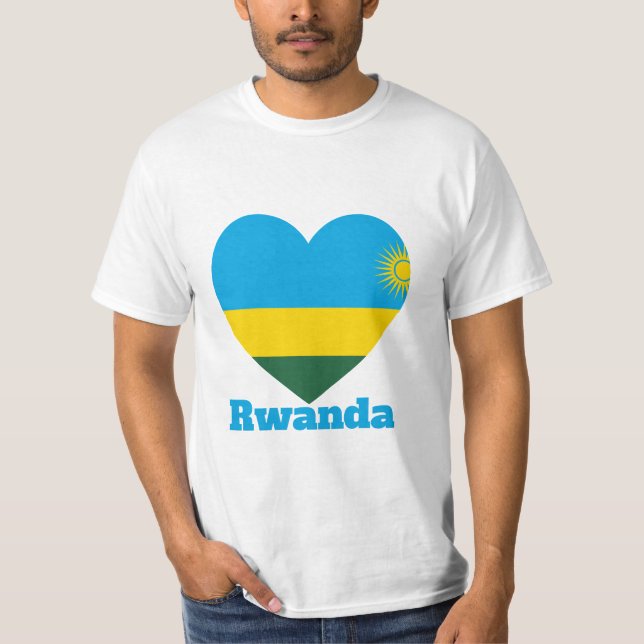 Camiseta de Sinalizador Cardíaco Ruanda (Frente)