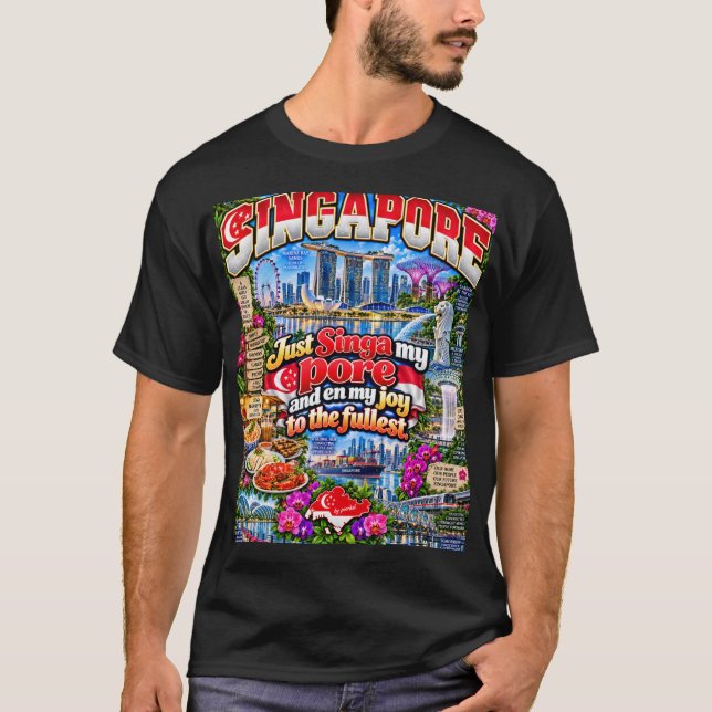 Camiseta de Singapura (Frente)