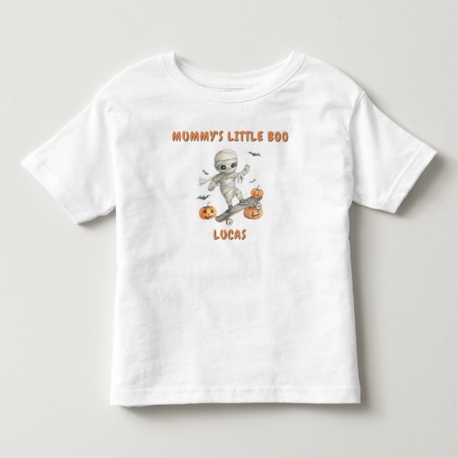 Camiseta de Skate da Mummy's LIttle Boo para Crian (Frente)
