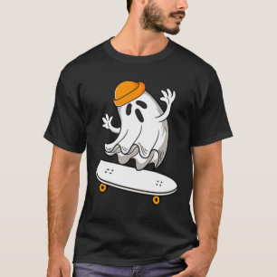 Camiseta de skate Ghost Skateboarding Halloween pa