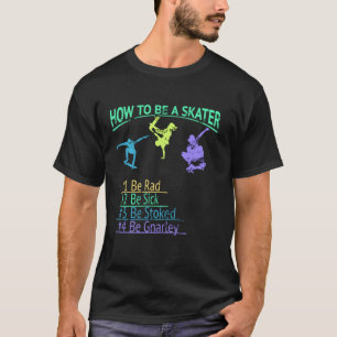 Camiseta De Skate Para Rapariga De Skater Ou Skat