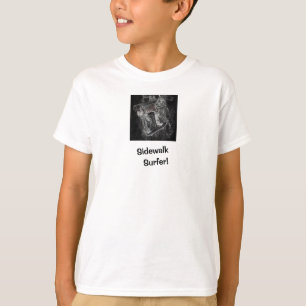 Camiseta de Skater Branco Sidewalk Surfer Pro Imag