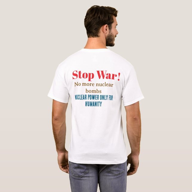 Camiseta de Slogan (Parte Traseira Completa)